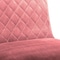 Armen Living Napoli Pink Velvet and Black Leg Modern Accent Dining Chair, PK2 LCNPSIPNK - alternate 2